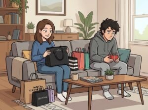 Why does my partner buy expensive things for themselves but cheap gifts for me?