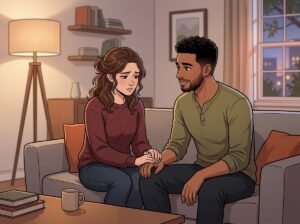 Why we feel extreme guilt when asking our partner for