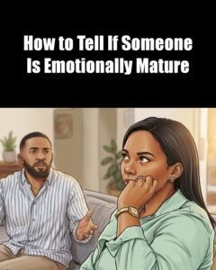 How to Tell if They Are Emotionally Mature or Just Good at