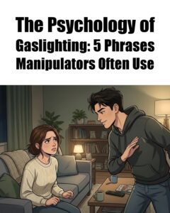 The Psychology of Gaslighting: 5 Phrases Manipulators Use