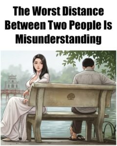 The Worst Distance Between Two People Is Misunderstanding