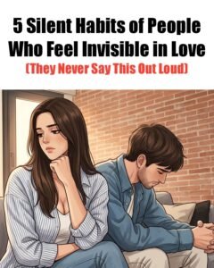 5 Silent Habits of People Who Feel Invisible in Love