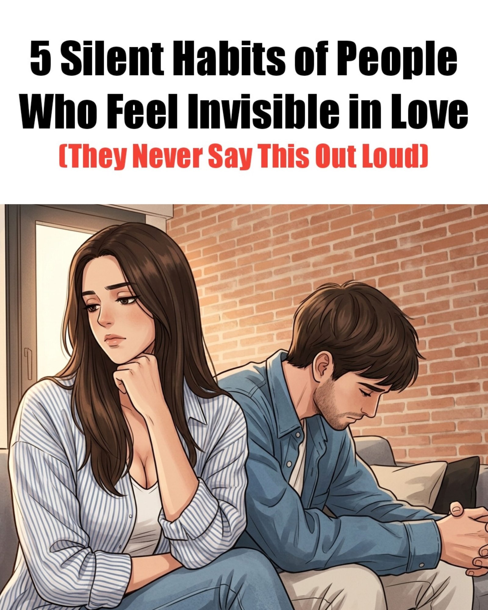 5 Silent Habits of People Who Feel Invisible in Love
