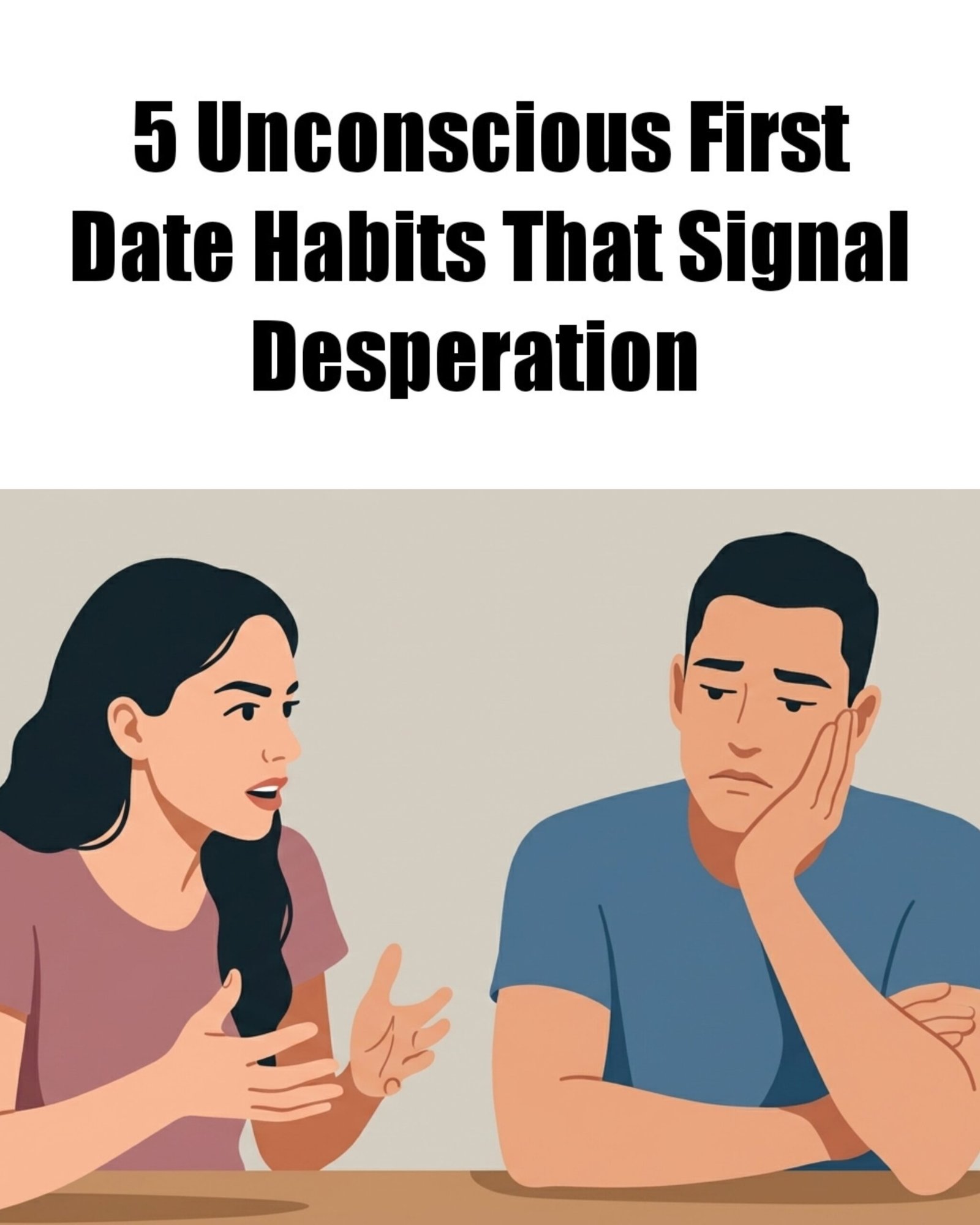 5 Unconscious Things You Do That Scream "Desperate" on a