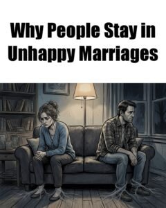 Why People Stay in Unhappy Marriages