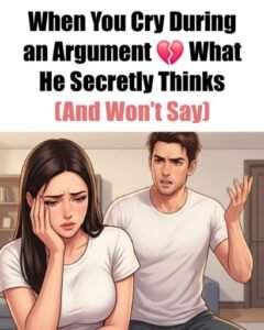 When You Cry During Arguments: What He Thinks