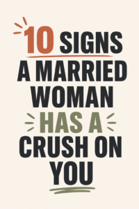 10 Signs a Married Woman Has a Crush on You