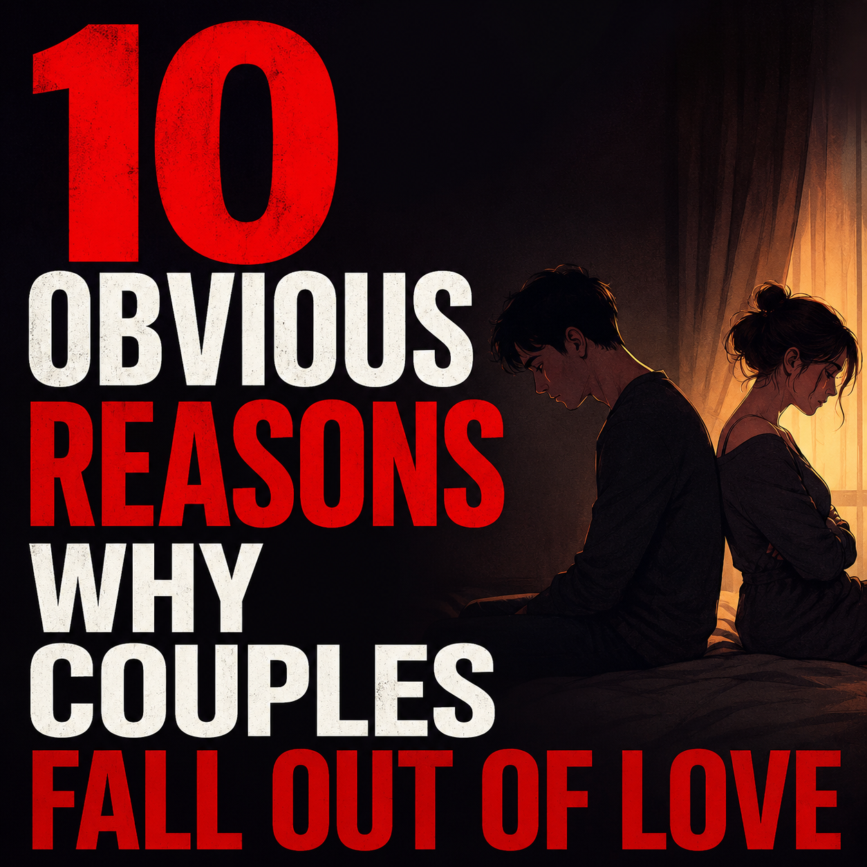 10 Obvious Reasons Why Couples Fall Out of Love