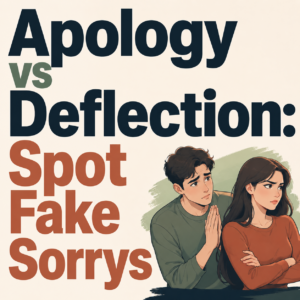 How to Tell if Your Partner's 'Apology' is Actually Just