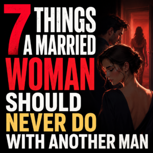 7 Things A Married Woman Should Never Do With Another Man
