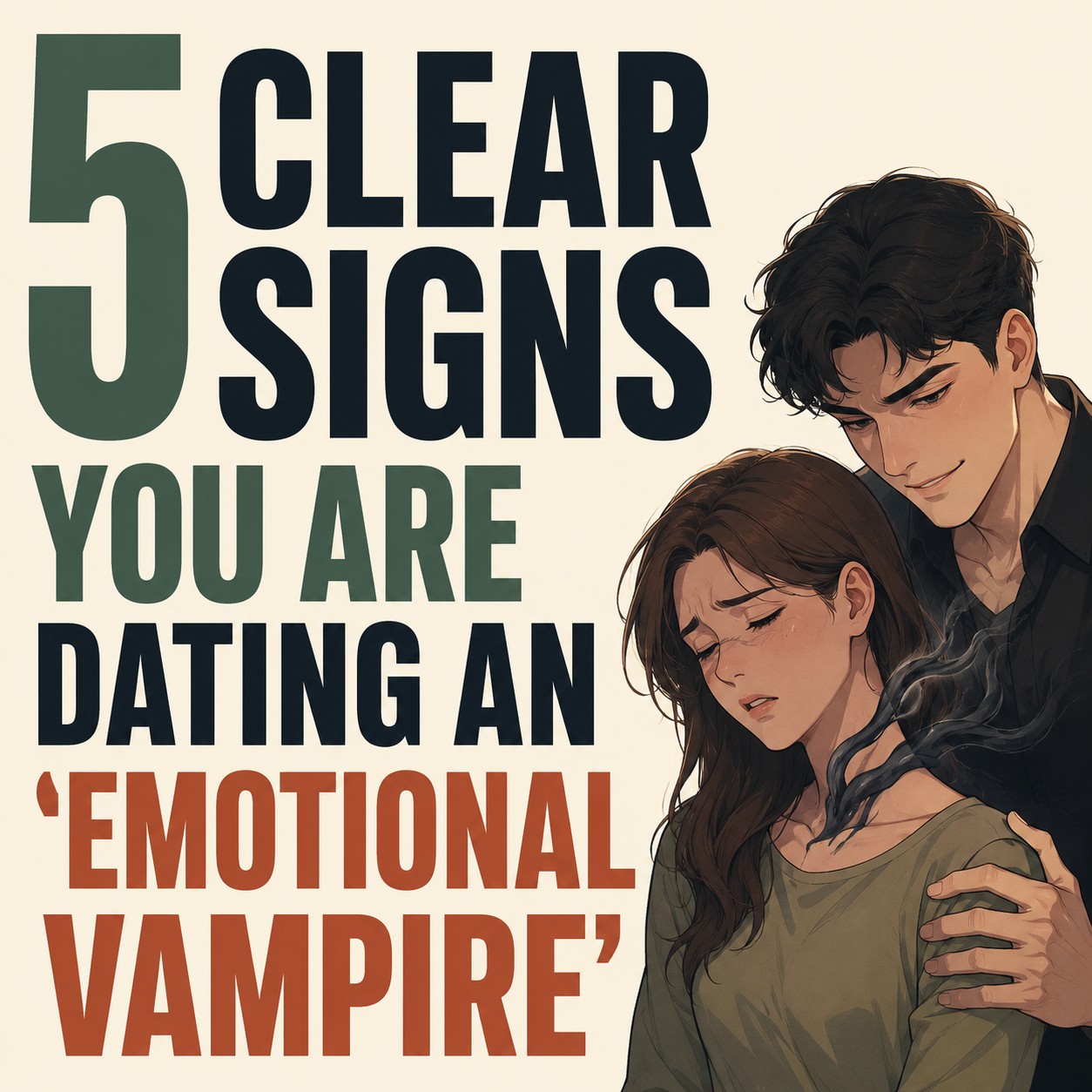 5 Clear Signs You Are Dating an 'Emotional Vampire'