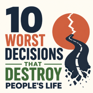 10 Worst Decisions That Destroy People's Lives